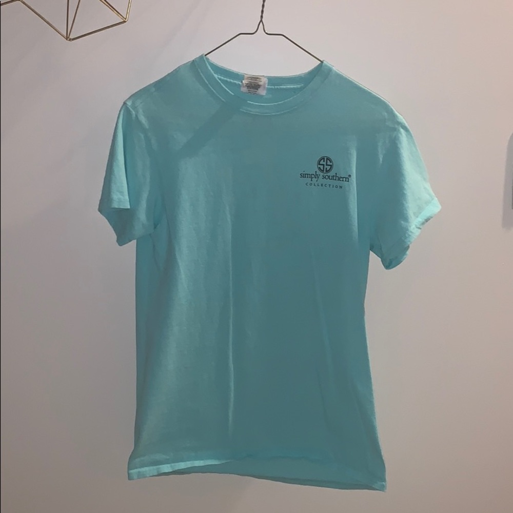 Simply Southern blue short sleeve t shirt